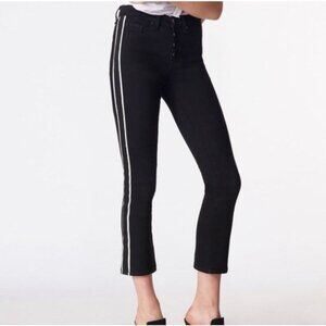 Veronica Beard Carolyn 10” Baby Boot Black Cropped Denim Jeans Women's Size 29"